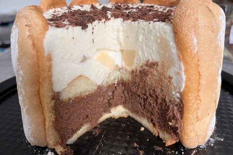 Cliquez pour zoomer ! Charlotte poire chocolat Thermomix par brice38