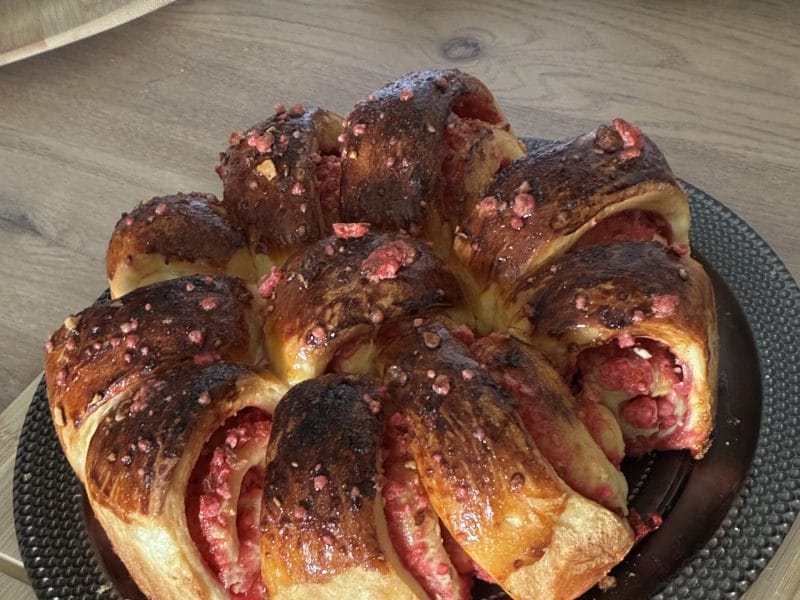 Cliquez pour zoomer ! Brioche aux pralines roses Thermomix par Gaelle_P