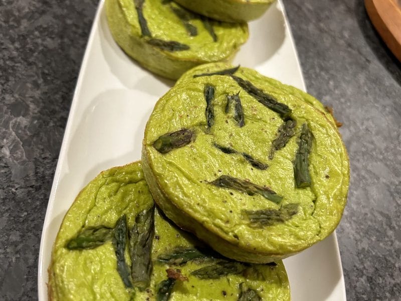 Cliquez pour zoomer ! Flan aux asperges et parmesan Thermomix par eilujtong