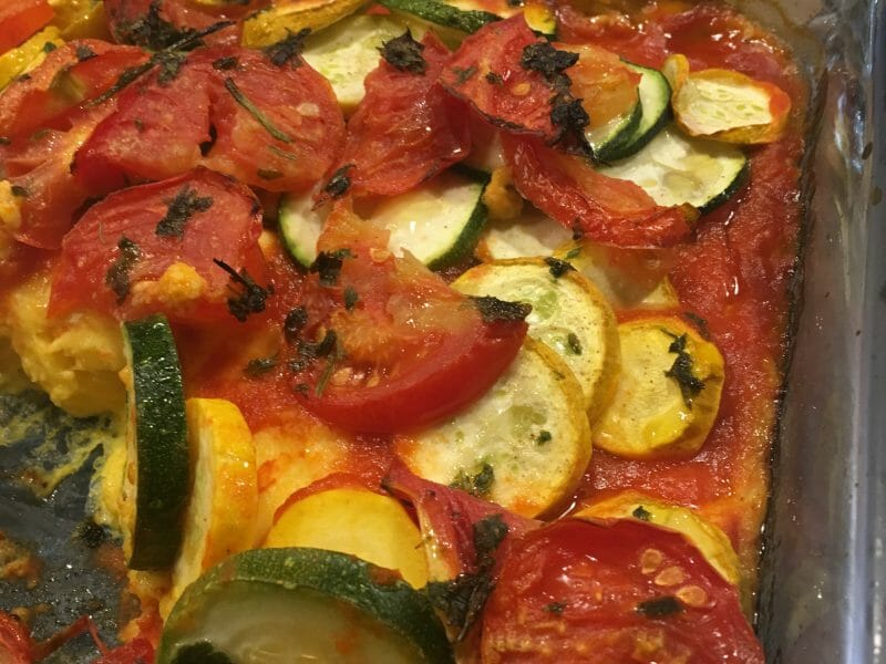 Cliquez pour zoomer ! Polenta au pistou, tomates séchées et courgettes Thermomix par ccaud