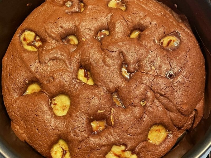 Cliquez pour zoomer ! Brownie fondant choco-banane Thermomix par PoireAuChoc