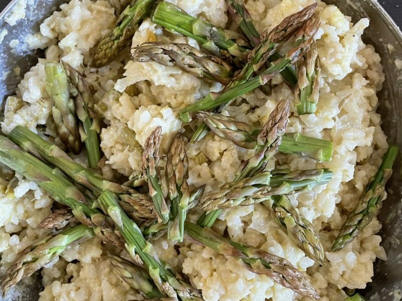 Cliquez pour zoomer ! Risotto aux asperges vertes Thermomix par PoireAuChoc