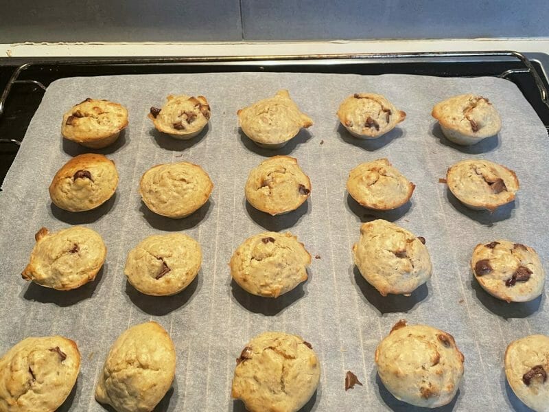 Cliquez pour zoomer ! Muffins au son d’avoine et aux pépites de chocolat Thermomix par PoireAuChoc