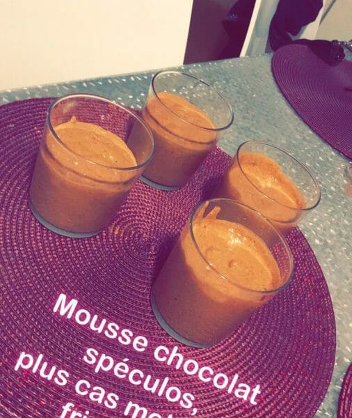 Cliquez pour zoomer ! Mousse chocolat et spéculoos Thermomix par Djoudjou