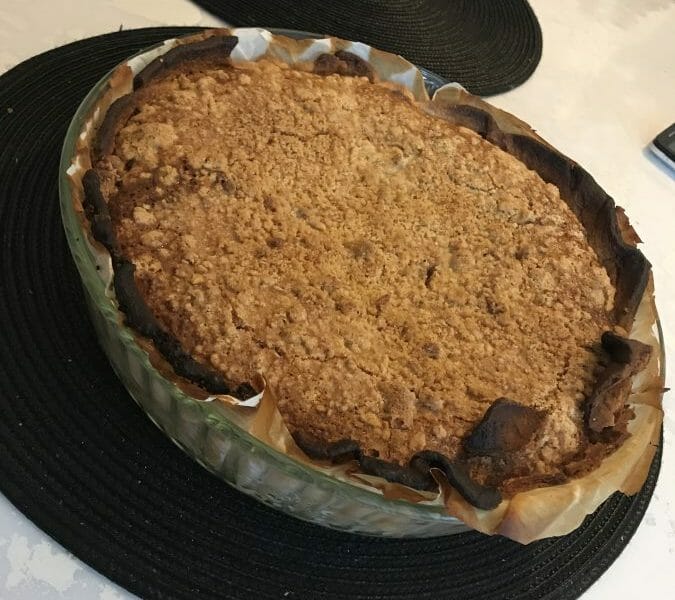 Cliquez pour zoomer ! Tarte aux pommes façon crumble Thermomix par Djoudjou