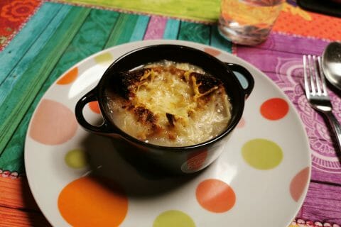 Cliquez pour zoomer ! Gratinée à l’oignon au Thermomix