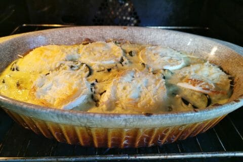 Cliquez pour zoomer ! Gratin de courgettes au chèvre au Thermomix