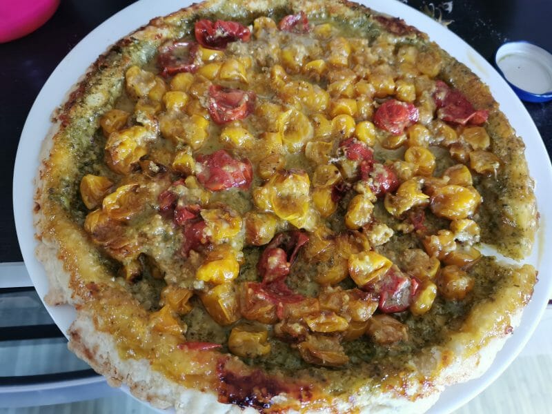 Cliquez pour zoomer ! Tatin de tomates cerises à la tapenade Thermomix par julie56260