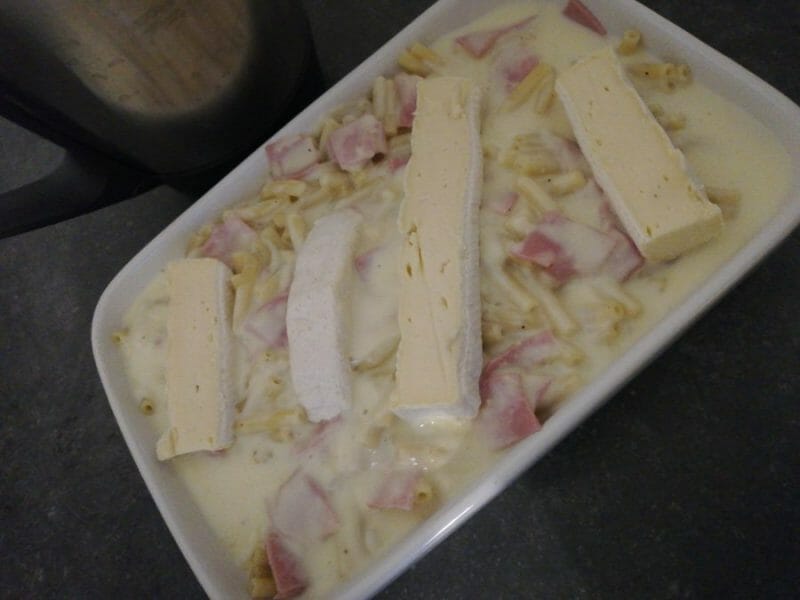 Cliquez pour zoomer ! Gratin de macaroni reblochon et chorizo Thermomix par Laura_19