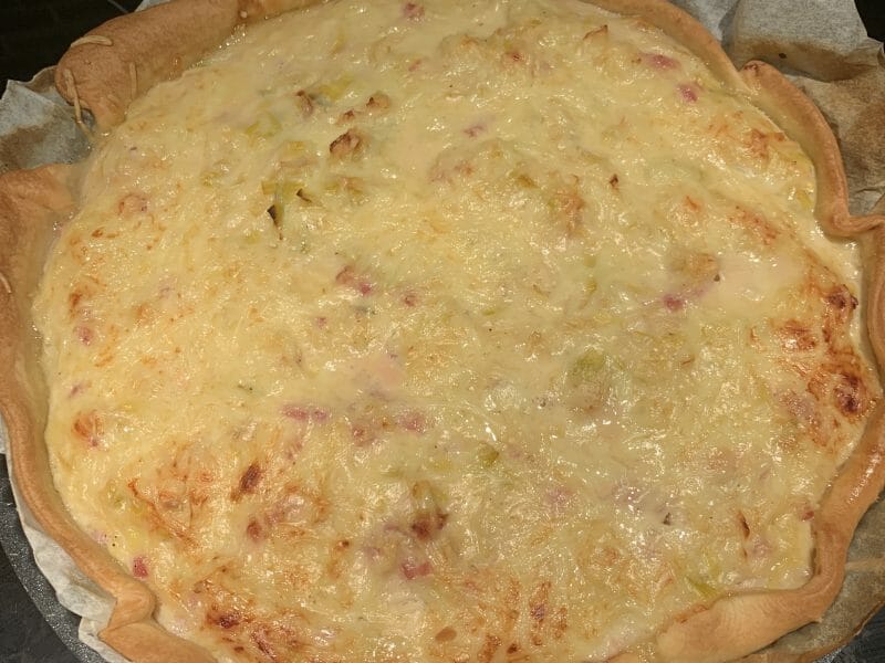 Cliquez pour zoomer ! Tarte aux poireaux Thermomix par Nathanaelle0309