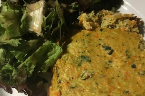 Cliquez pour zoomer ! Clafoutis courgettes et feta Thermomix par VanessaGPR