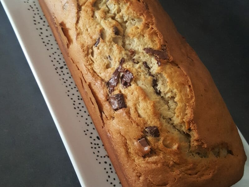Cake Banane Et Pepites De Chocolat Au Thermomix Cookomix