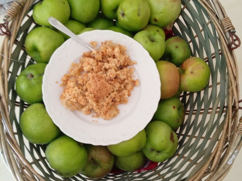 Cliquez pour zoomer ! Crumble aux Pommes Thermomix par Kel Ly