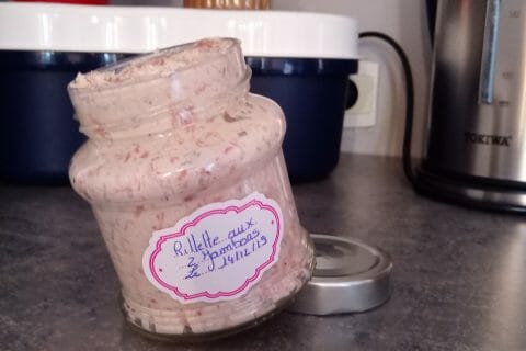 Cliquez pour zoomer ! Rillettes aux 2 jambons au Thermomix