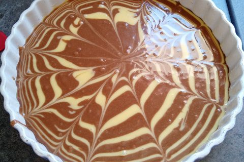 Cliquez pour zoomer ! Gâteau zébré au Thermomix