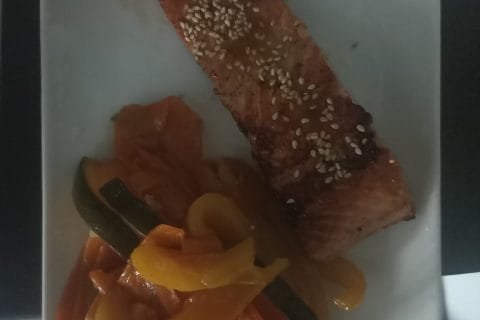 Cliquez pour zoomer ! Saumon teriyaki Thermomix par Sabrina AydeNas