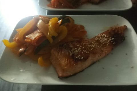 Cliquez pour zoomer ! Saumon teriyaki Thermomix par Sabrina AydeNas