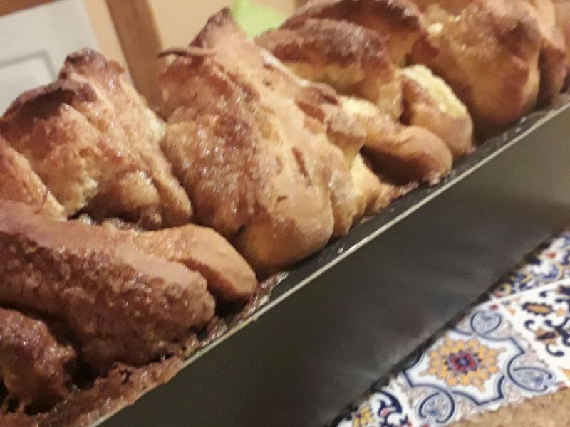 Cliquez pour zoomer ! Brioche à effeuiller à la cannelle Thermomix par Mareva65