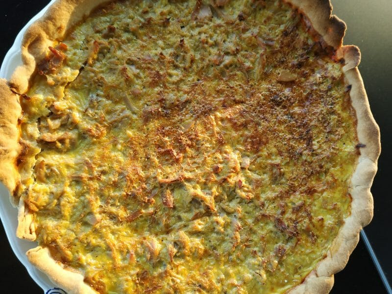 Cliquez pour zoomer ! Quiche au thon et aux noisettes Thermomix par Mimieg