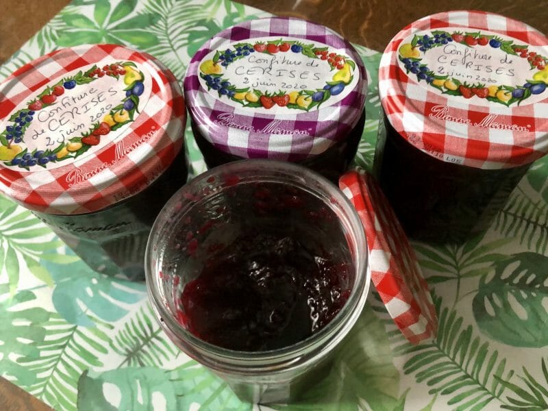Cliquez pour zoomer ! Confiture de cerises Thermomix par AnnyH