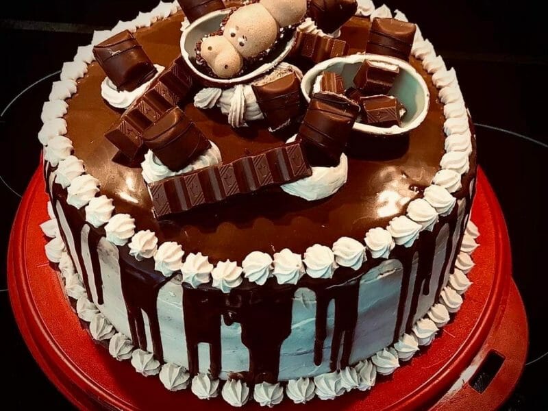 Cliquez pour zoomer ! Layer cake Kinder Bueno Thermomix par Marjory09