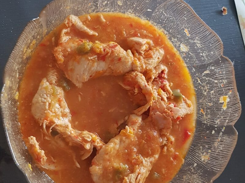 Cliquez pour zoomer ! Poulet au chilindrón Thermomix par Elia17