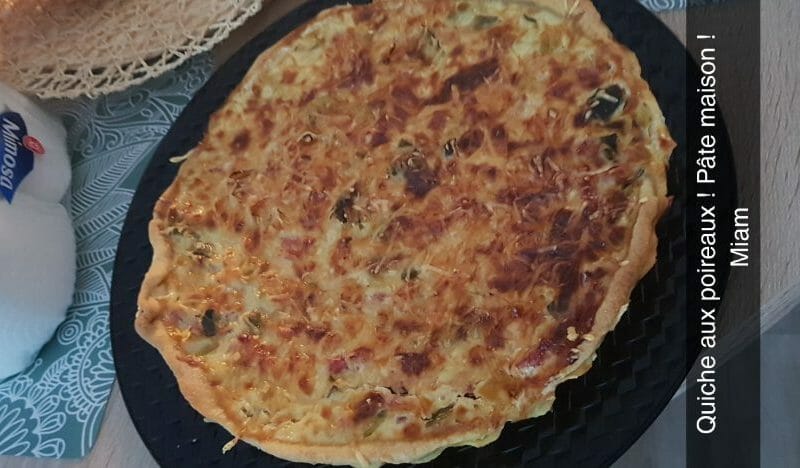 Cliquez pour zoomer ! Tarte aux poireaux Thermomix par Carlita95