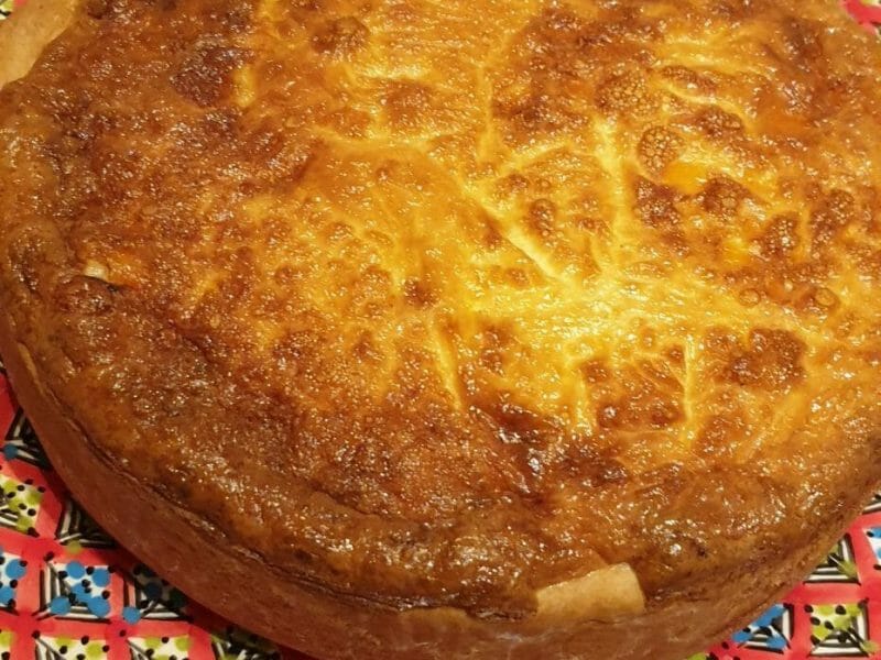 Cliquez pour zoomer ! Gâteau poireaux, lardons et fromage Thermomix par Moune