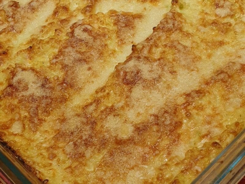 Cliquez pour zoomer ! Gratin de perles, saumon et courgettes Thermomix par Moune