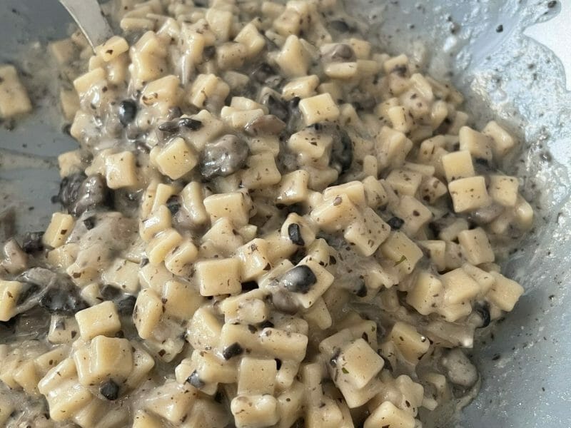 Cliquez pour zoomer ! Risotto de crozets et champignons Thermomix par Coralie_7