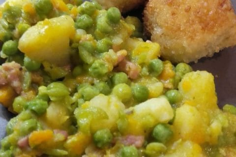 Jardinière de légumes aux lardons au Thermomix