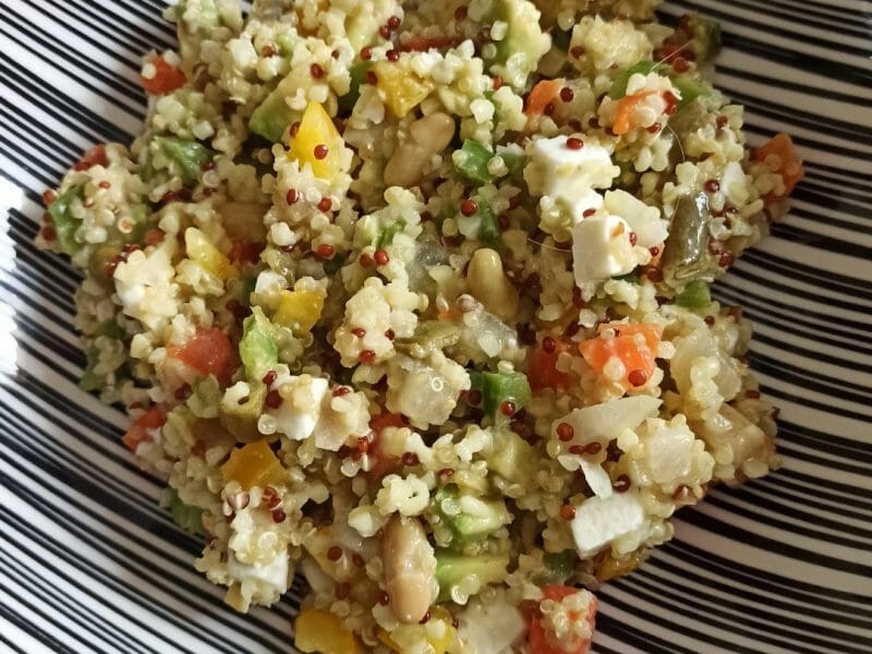 Cliquez pour zoomer ! Salade de quinoa mexicaine Thermomix par vivie1971 @