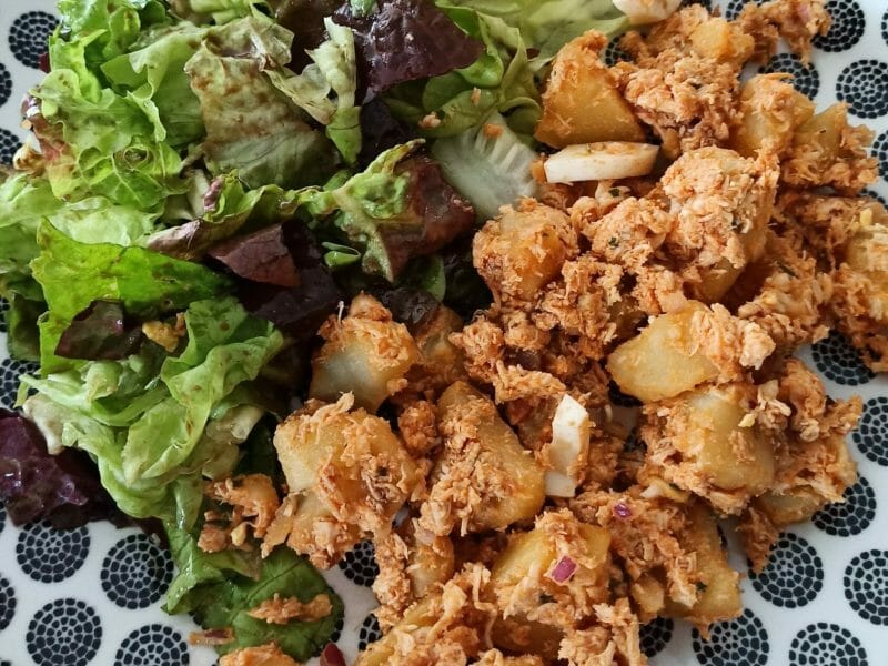 Cliquez pour zoomer ! Salade de poulet au pesto rosso Thermomix par vivie1971 @
