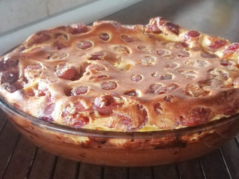 Cliquez pour zoomer ! Clafoutis aux cerises Thermomix par christine_873