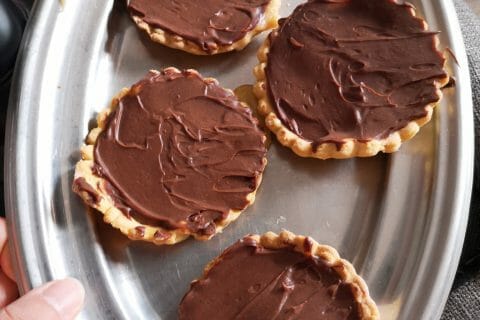 Cliquez pour zoomer ! Tartelettes chocolat et caramel beurre salé au Thermomix