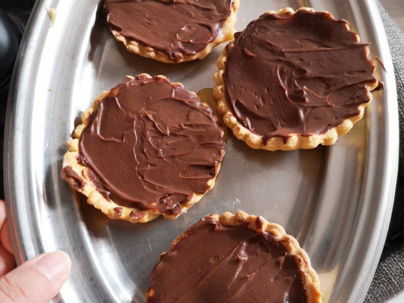 Cliquez pour zoomer ! Tartelettes chocolat et caramel beurre salé Thermomix par cocofab