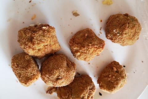 Cliquez pour zoomer ! Boulettes pois chiches et courgettes au Thermomix