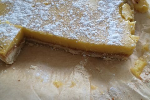 Cliquez pour zoomer ! Carrés au citron au Thermomix