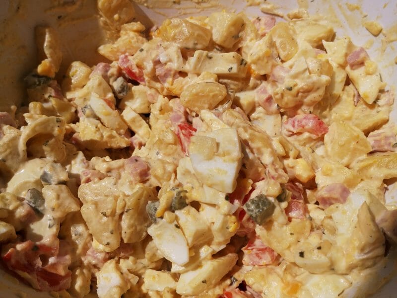 Cliquez pour zoomer ! Salade piémontaise Thermomix par cocofab