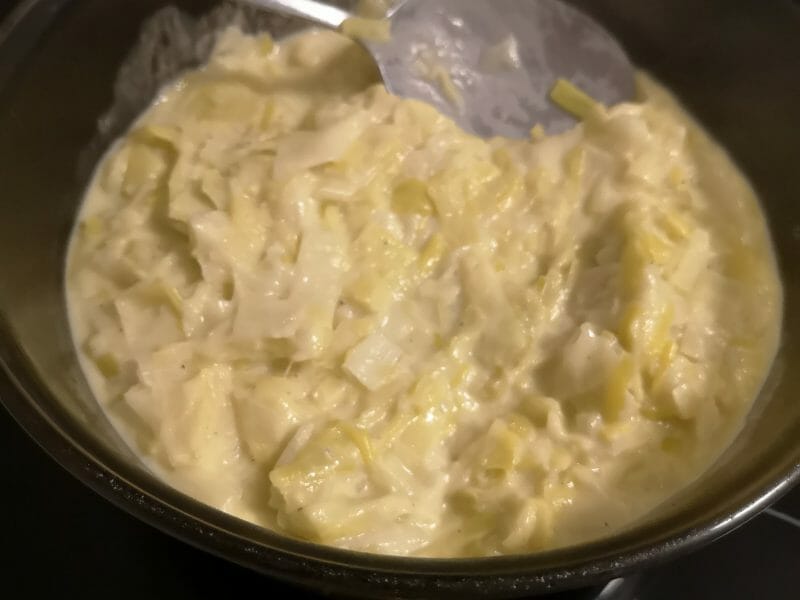Cliquez pour zoomer ! Fondue de poireaux Thermomix par cocofab