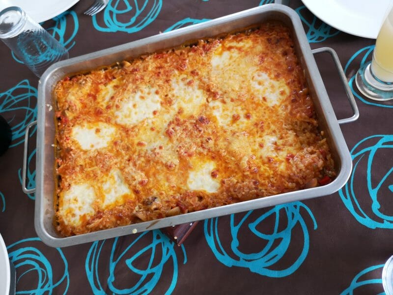 Cliquez pour zoomer ! Gratin de riz façon pizza Thermomix par cocofab