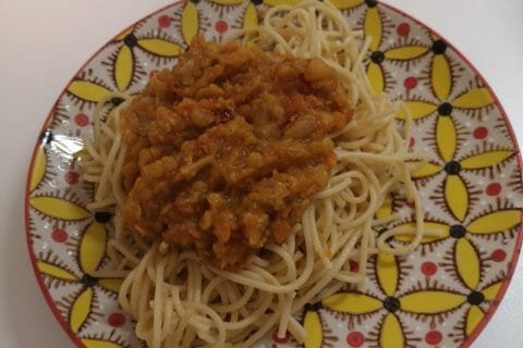 Cliquez pour zoomer ! Bolognaise végétarienne aux lentilles Thermomix par cocofab
