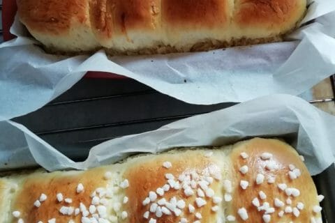 Cliquez pour zoomer ! Brioche tressée à la mie filante au Thermomix