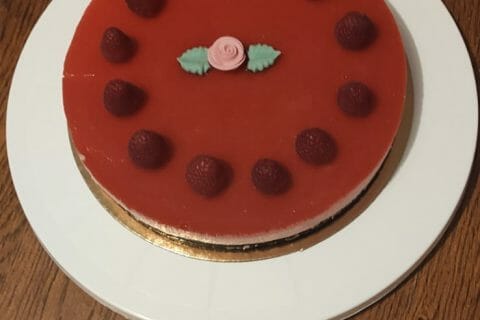 Cliquez pour zoomer ! Bavarois aux framboises Thermomix par Aurelj69