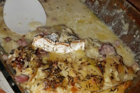 Cliquez pour zoomer ! Gratin de pommes de terre à la normande au Thermomix