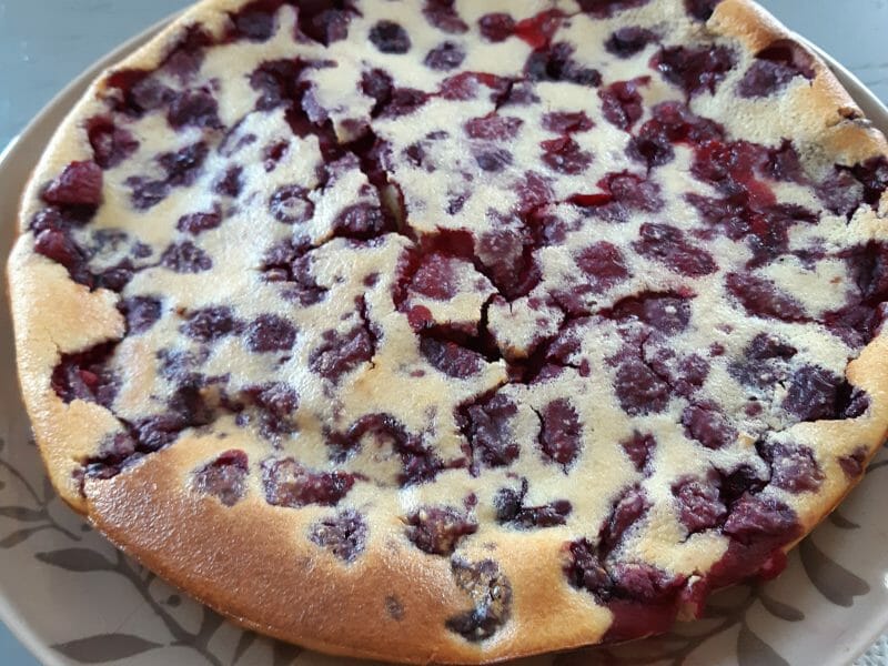 Cliquez pour zoomer ! Clafoutis aux framboises Thermomix par solinaline