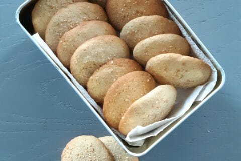 Cliquez pour zoomer ! Biscuits au sésame au Thermomix