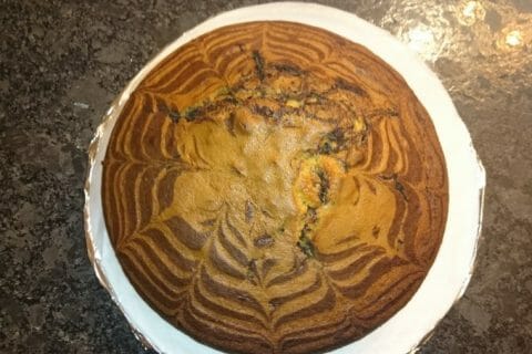 Cliquez pour zoomer ! Gâteau zébré Thermomix par nelly82