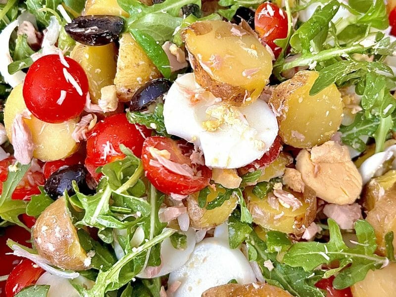 Cliquez pour zoomer ! Salade de pommes de terre au thon Thermomix par Karchris