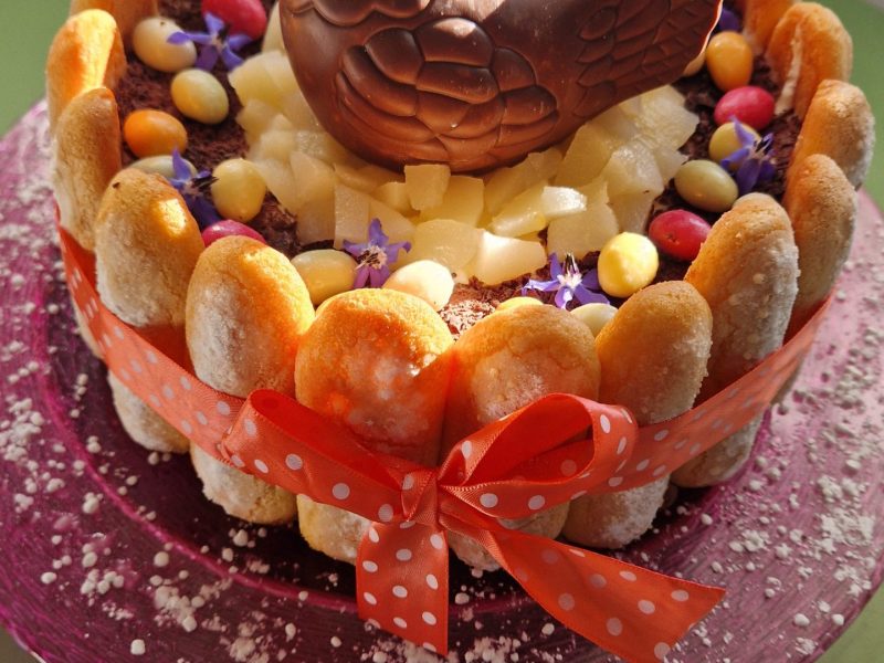 Cliquez pour zoomer ! Charlotte poire chocolat Thermomix par aurellecuisine